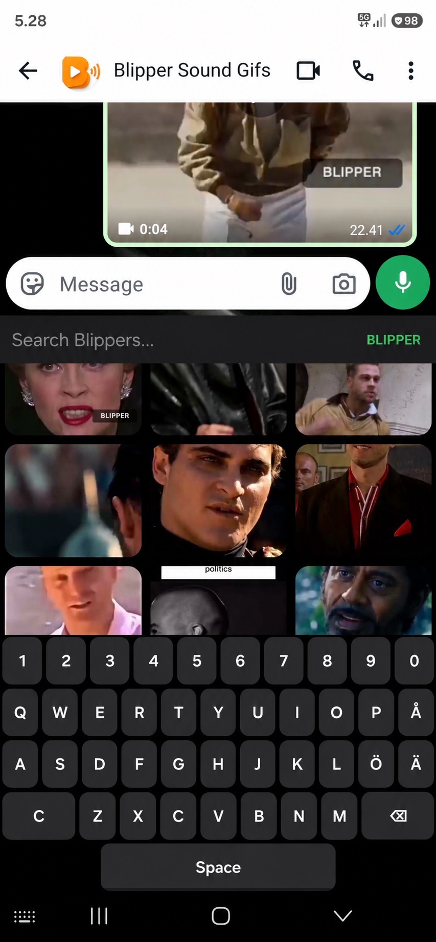 Faster Keyboard Replies
