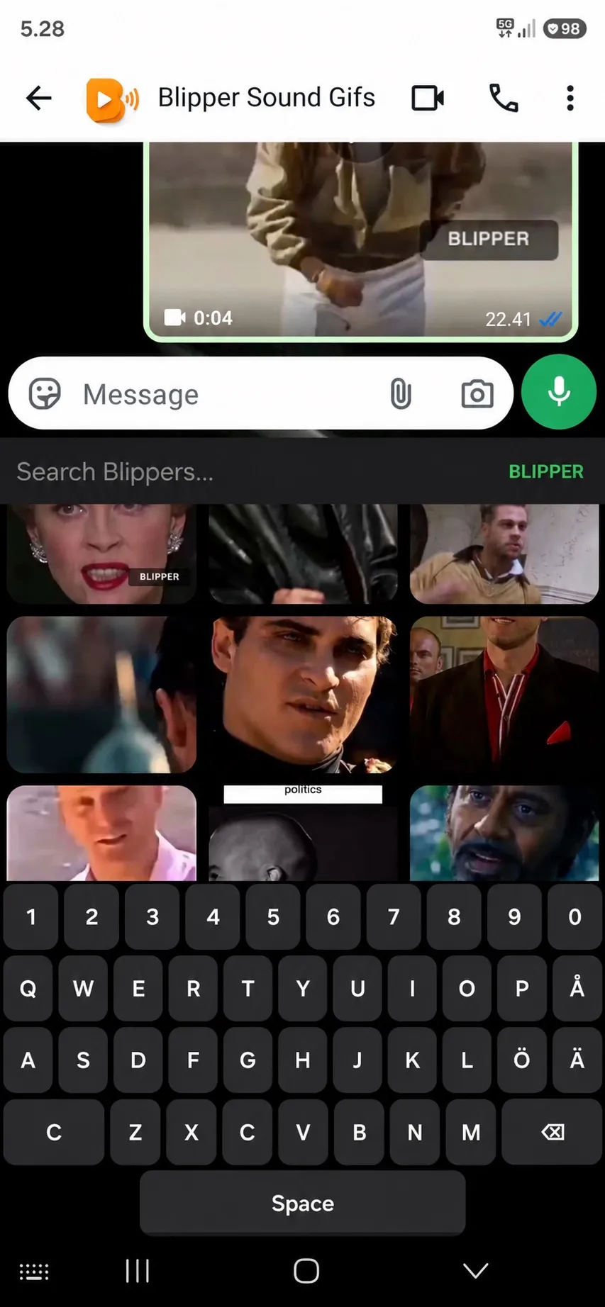Faster Keyboard Replies
